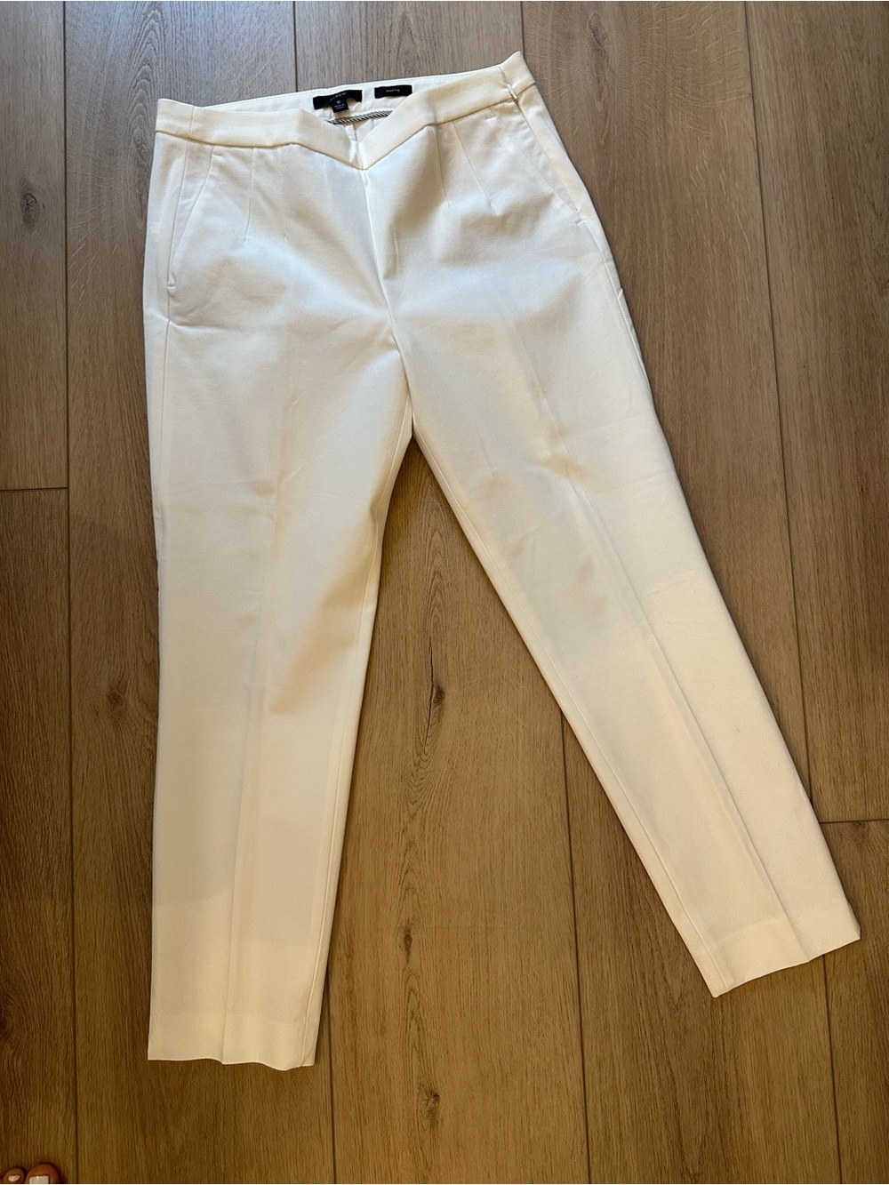 J. Crew White Tailored Dress Pants NWOT